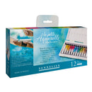 Sennelier La Petite Aquarelle Fine Student Travel Box Watercolor Paint Art Nebula