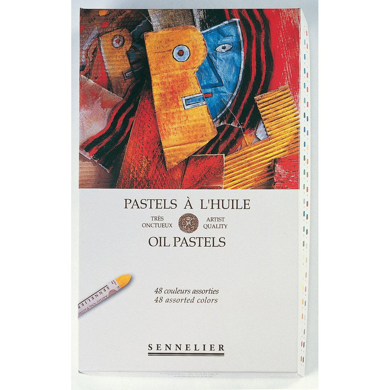 Sennelier Oil Pastels Cardboard Set - 48-colors Assorted Pastels & Chalks Art Nebula
