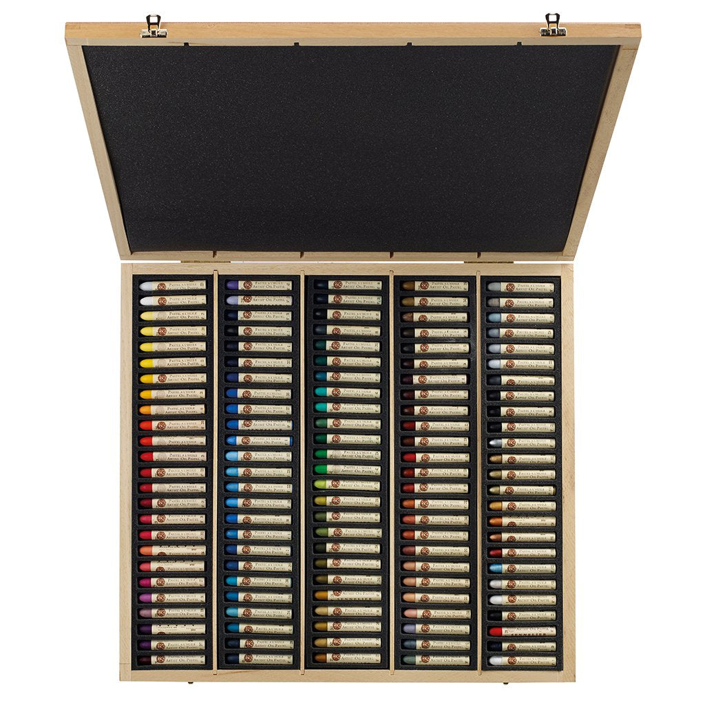 Sennelier Oil Pastels Universal 120 Color Wooden Set