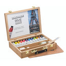 Sennelier Rive Gauche Oil Paint Discovery Wooden set - 12 color 40-ml Tubes Oil Paint Art Nebula