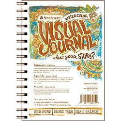 Strathmore  Watercolor Visual Journal 140 lb. Sketchbooks & Journals Art Nebula