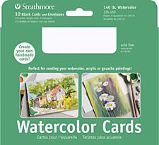 Strathmore Artist Papers 5" x 6.875" Full Watercolor Cards & Envelopes 10 Pack Card Stock & Postcards Art Nebula