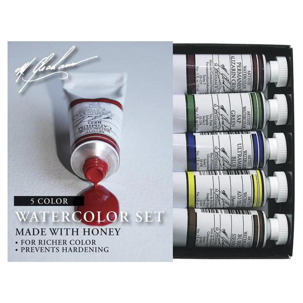 M. Graham Watercolor Tube Basic Set 5 colors