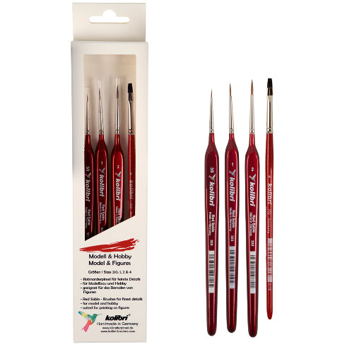 Kolibri Series 333 for Detail Painting - Brush Set Detail Brushes Art Nebula