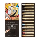 Sennelier Oil Pastels Cardboard Set - 12-colors Iridescent Pastels & Chalks Art Nebula