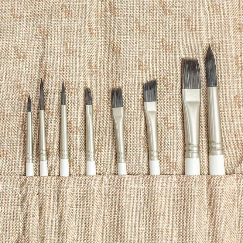 Etchr : Gouache Brushes : Set of 8 - Etchr - Etchr - Brands