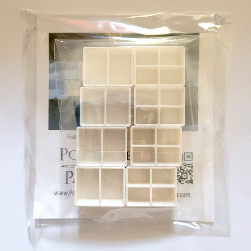 Micro Palette + Micro Expansion Pans (8) & Adhesive Disks | Portable Painter